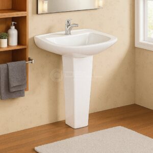 Galaxy 2 Wash Basin Pedestal - Dell Sanitary Ware