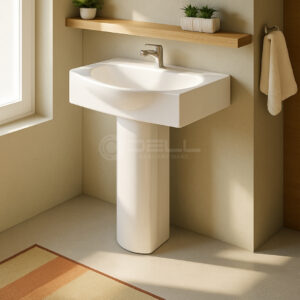 Charlie Wash Basin Pedestal - Dell Sanitary Ware