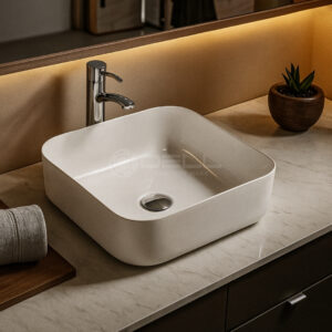 Square Vanity Wash Basin - Dell Sanitary Ware