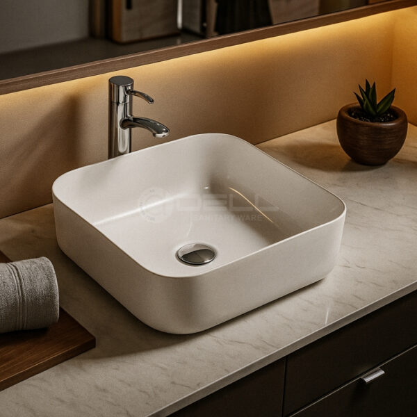 Square Vanity Wash Basin - Dell Sanitary Ware Square Vanity Wash Basin - Dell Sanitary Ware