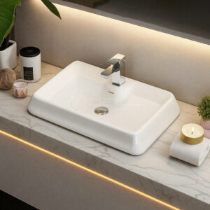 Edge Vanity Wash Basin - Dell Sanitary Ware