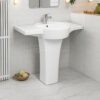Dell 2 Wash Basin Pedestal - Dell Sanitary Ware