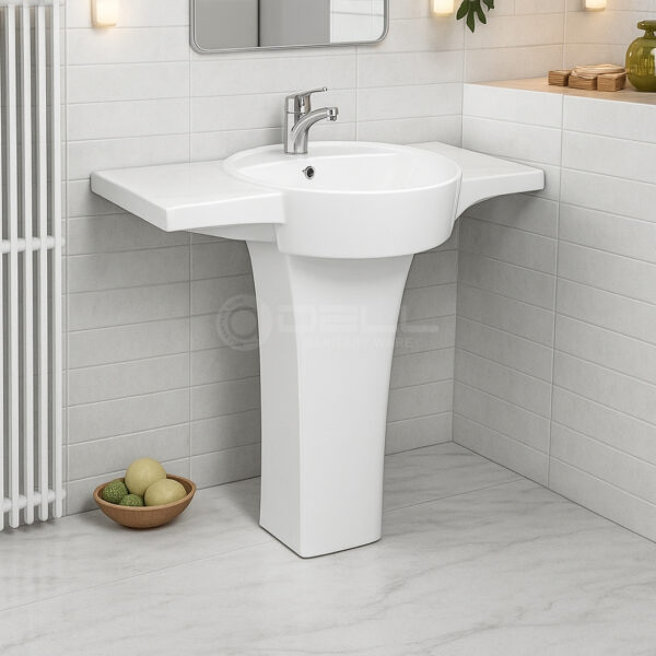 Dell 2 Wash Basin Pedestal - Dell Sanitary Ware Dell 2 Wash Basin Pedestal - Dell Sanitary Ware