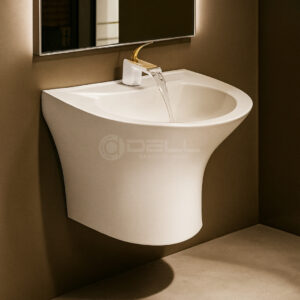 Wall Hang 1 Wash Basin Pedestal - Dell Sanitary Ware