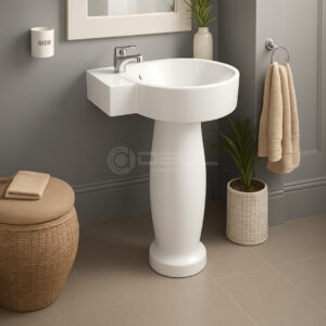 2in1 Wash Basin Pedestal - Dell Sanitary Ware