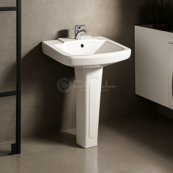 Super Wash Basin Pedestal - Dell Sanitary Ware