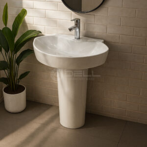 Dell 4 Wash Basin Pedestal - Dell Sanitary Ware