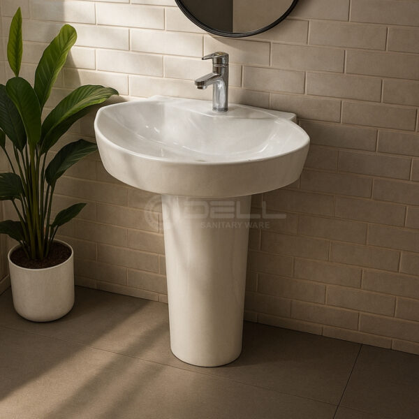 Dell 4 Wash Basin Pedestal - Dell Sanitary Ware Dell 4 Wash Basin Pedestal - Dell Sanitary Ware