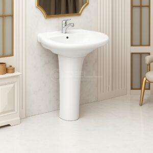 Galaxy 1 Wash Basin Pedestal - Dell Sanitary Ware