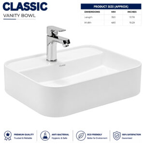 Classic Vanity Wash Basin - Dell Sanitary Ware