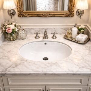 Premium under counter oval vanity wash basin by Dell Sanitary Ware