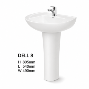 Dell 8 Wash Basin Pedestal - Dell Sanitary Ware