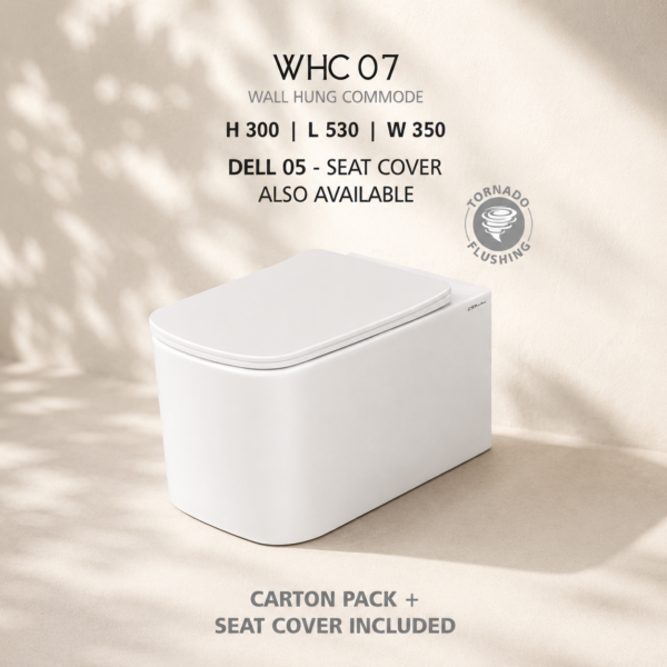 07 Wall Hang English Toilet - Dell Sanitary Ware