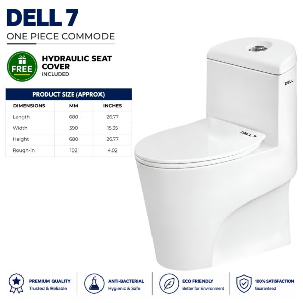 Dell 7 English Toilet - Dell Sanitary Ware