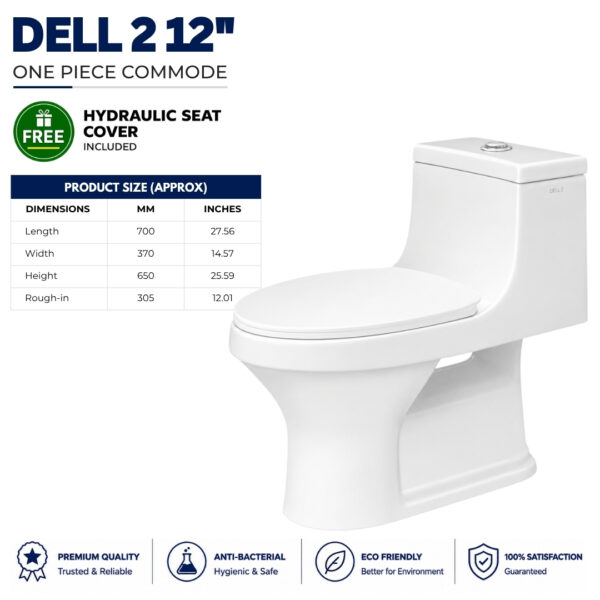 Dell 2 English Toilet 12'' - Dell Sanitary Ware