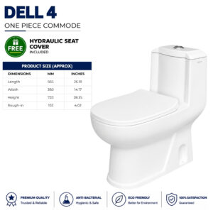 Dell 4 English Toilet - Dell Sanitary Ware