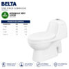 Belta English Toilet - Dell Sanitary Ware