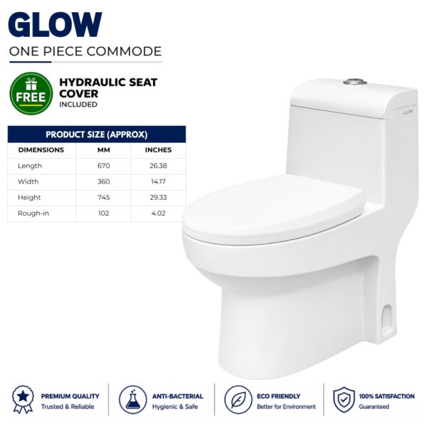 Glow English Toilet - Dell Sanitary Ware