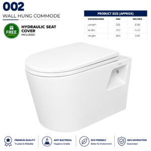 Wall Hang 02 English Toilet - Dell Sanitary Ware