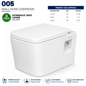 Wall Hang 05 English Toilet - Dell Sanitary Ware