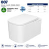 07 Wall Hang English Toilet - Dell Sanitary Ware