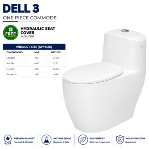 Dell 3 English Toilet - Dell Sanitary Ware