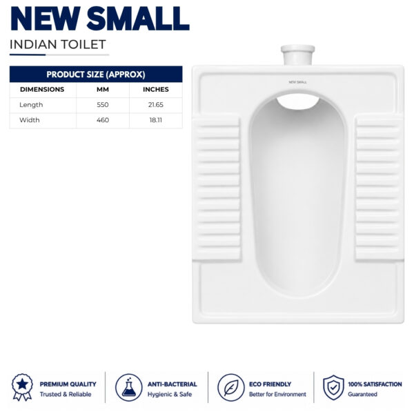 New Small Indian Toilet - Dell Sanitary Ware New Small Indian Toilet - Dell Sanitary Ware