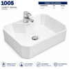 1005 Vanity Wash Basin - Dell Sanitary Ware