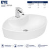 Eye Vanity Wash Basin - Dell Sanitary Ware
