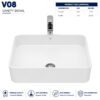 V08 Vanity Wash Basin - Dell Sanitary Ware