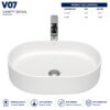 V07 Vanity Wash Basin - Dell Sanitary Ware